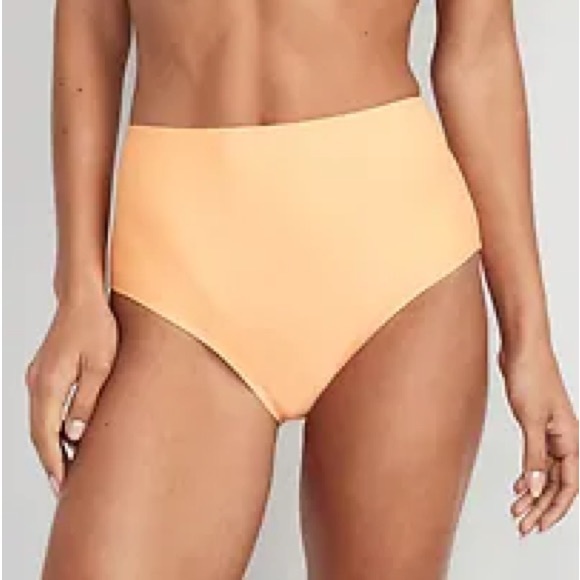 NWT OLD NAVY High-Waisted Bikini Swim Bottom COLOR SUNFISH SIZE MEDIUM - Picture 1 of 7